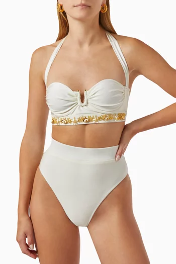 High-waisted Bikini Brief in Lycra