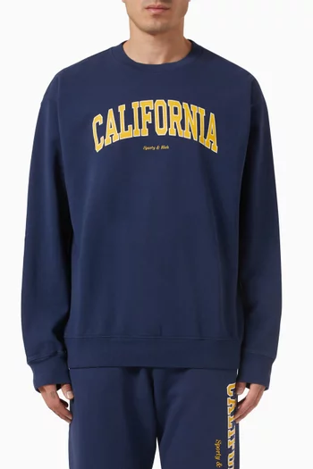 California Logo Sweatshirt in Cotton