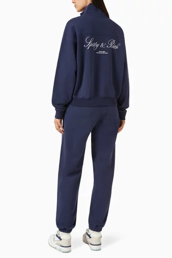 Vendome Resort Quarter-zip Sweatshirt in Cotton-fleece