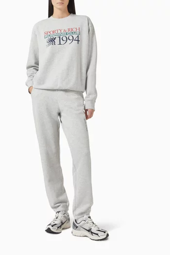 Finish Line Sweatshirt in Cotton-fleece