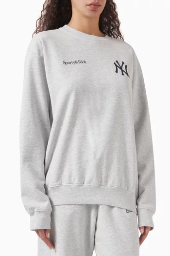 Champions Crew Neck Sweatshirt in Cotton-blend