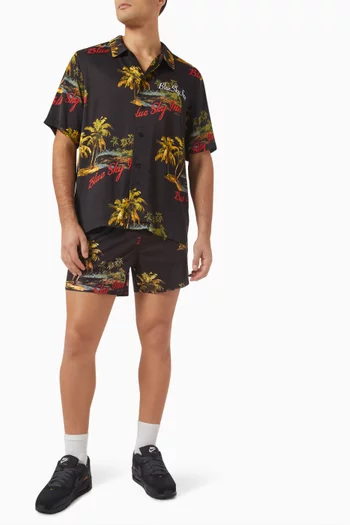 Island Logo Shirt in Viscose