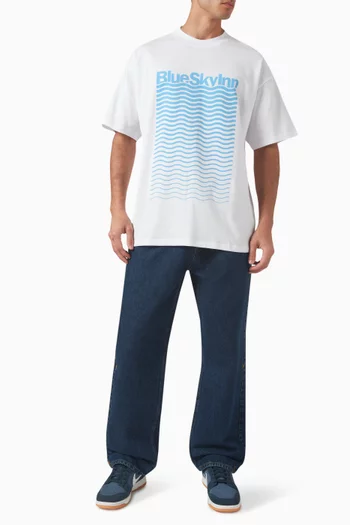 Waves T-shirt in Organic Cotton