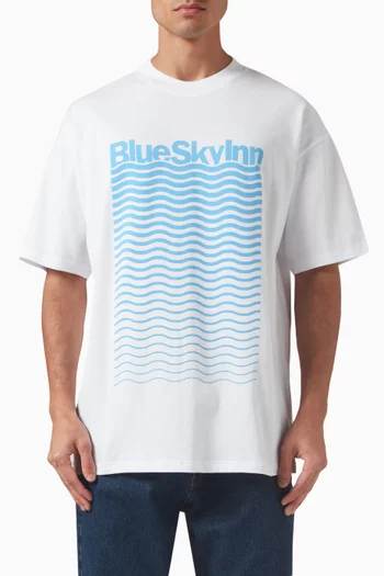 Waves T-shirt in Organic Cotton
