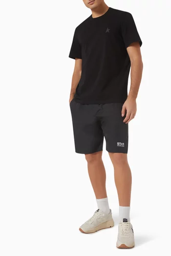 Star-print Crew Neck T-shirt in Cotton