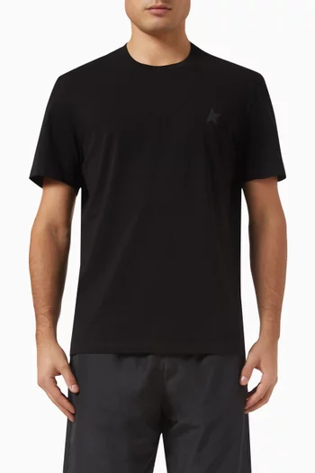 Star-print Crew Neck T-shirt in Cotton