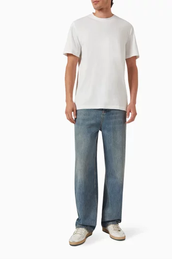 Distressed T-shirt in Cotton