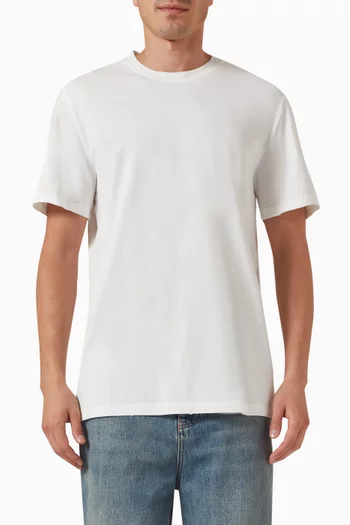 Distressed T-shirt in Cotton