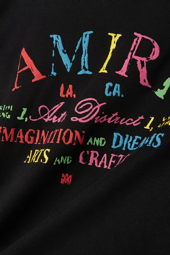 Arts District Scribble T-shirt in Cotton