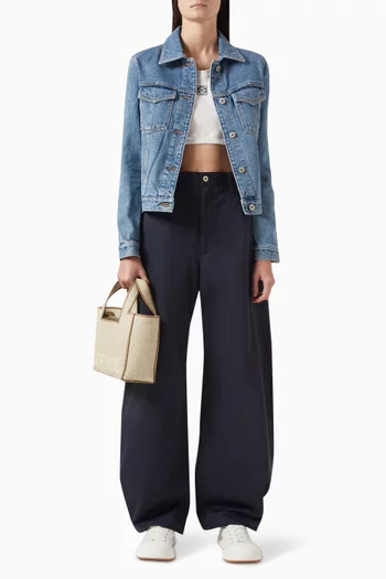 Anagram Jacket in Denim