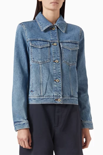 Anagram Jacket in Denim