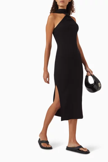 Vai Midi Dress in Stretch Organic Cotton