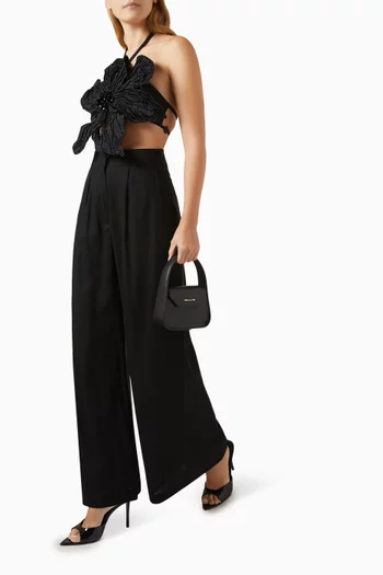 Wide-leg Pants in Linen