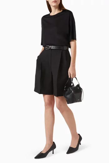 Relaxed T-shirt in Silk-jersey