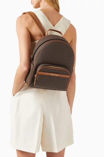 Bex Logo Packpack in Faux Leather