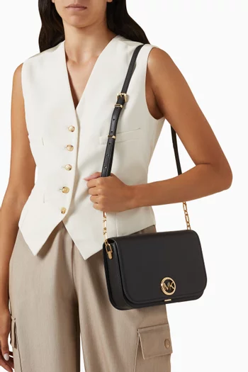 حقيبة مسنجر ديلانسي متوسطة جلد