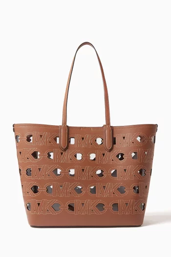 Large Eliza Tote Bag in Faux-leather