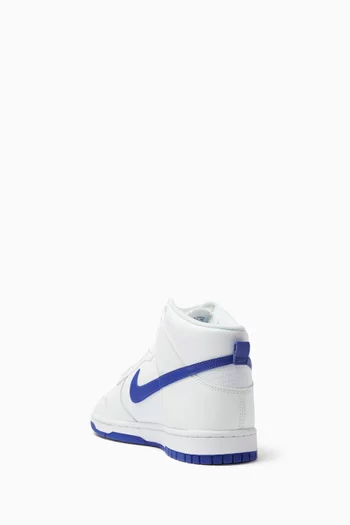 Dunk Hi Retro Sneakers in Leather