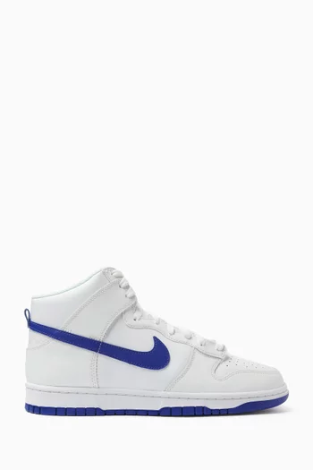 Dunk Hi Retro Sneakers in Leather