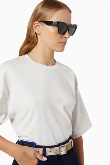 Cat-eye Sunglasses in Acetate