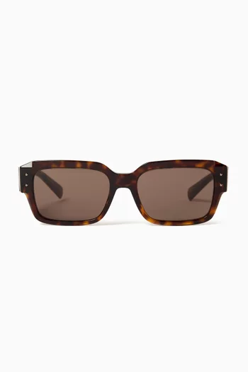 Square Sunglasses in Acetate