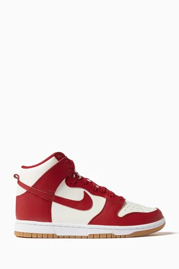 Dunk High Top Sneakers in Leather