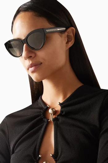 Cat-eye Sunglasses in Acetate