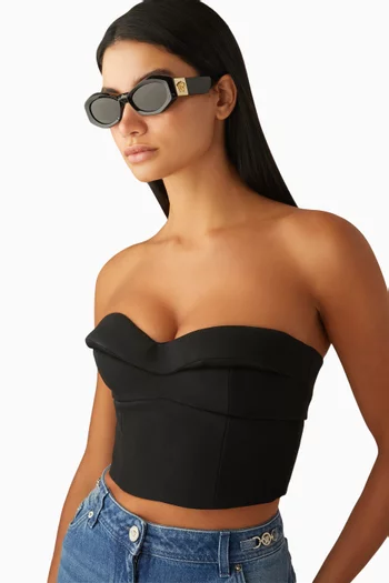 Irregular Sunglasses in Acetate