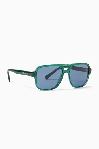 Square Sunglasses in Acetate