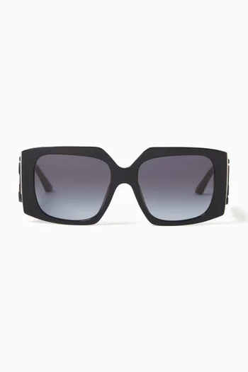JC Logo Sunglasses in Acetate