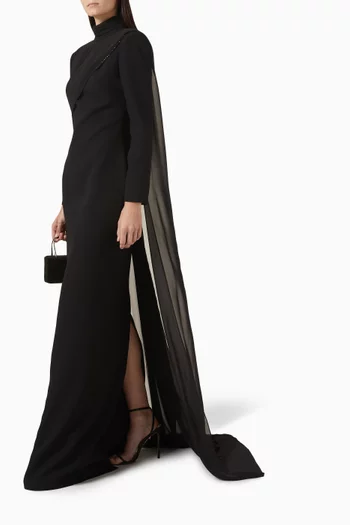 Aida Gown in Crêpe