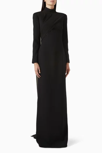 Aida Gown in Crêpe