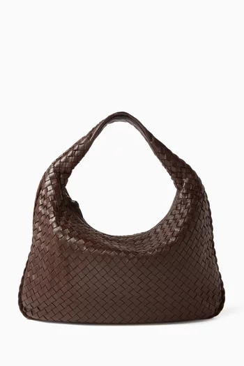 Shoulder Bag in Intrecciato Leather