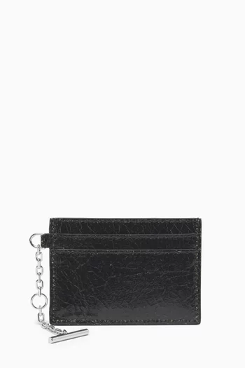Sling Card Holder in Leather