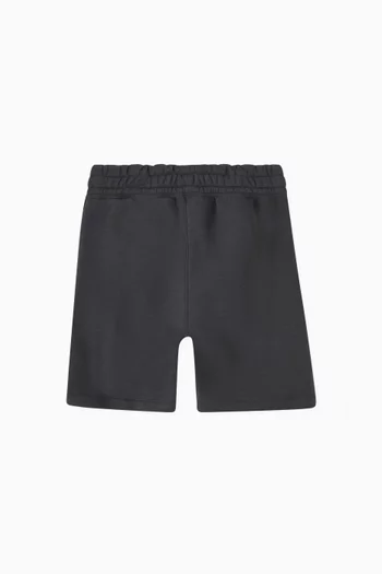 Air Logo Shorts in Cotton Blend Fleece
