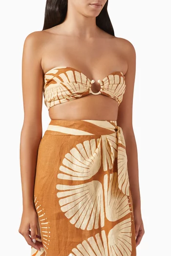 Arkana Printed Crop Top