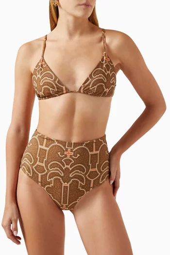 Palms Konibo Bikini Top in Lycra