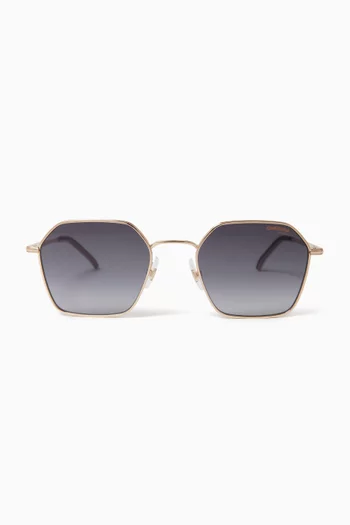 334/S Square Sunglasses in Stainless Steel