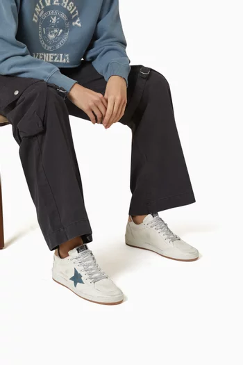 Ball Star Sneakers in Nappa Leather & Suede