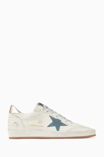 Ball Star Sneakers in Nappa Leather & Suede