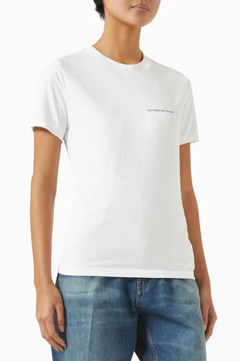 Shrunken Logo T-shirt in Organic Cotton