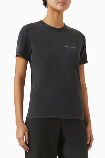 Shrunken Logo T-shirt in Organic Cotton