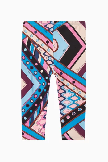 Vivara-print Leggings in Cotton