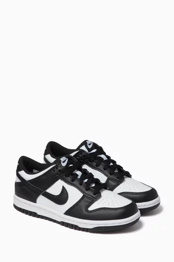 Dunk Low Sneakers in Leather