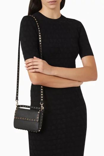 Valentino Garavani Rockstud Pouch in Leather