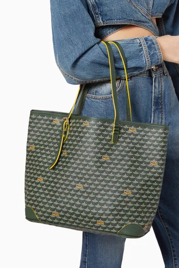 Daily Battle 35 Tote Bag in Canvas & Leather