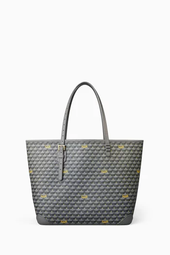 Daily Battle 35 Tote Bag in Canvas & Leather