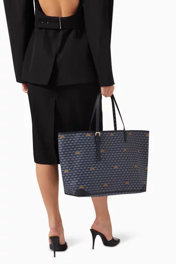 Daily Battle 41 Tote Bag in Canvas & Leather