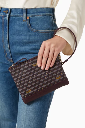 Zip Pochette in Scale Canvas