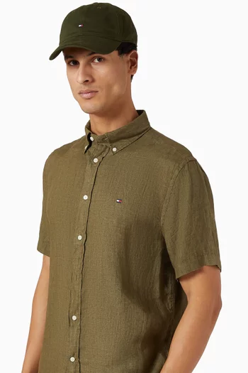 1985 Flag Baseball Cap in Cotton